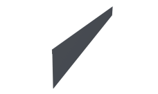 Ламель забора жалюзи Palermo 0,5 Atlas X RAL 7024 мокрый асфальт