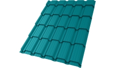 Профиль волновой "Квадро профи (Верховье)" ("Quadro Profi") v01 0,45 PE RAL 5021 водная синь