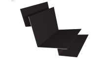 Угол внутренний сложный 90 градусов Grand Line 0,45 Drap-double TX RR 32 темно-коричневый (2м)