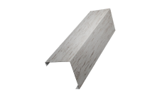 Декоративная накладка на столб универсальная угловая 60х60 для забора жалюзи 0,45 Print Elite Snow Wood TwinColor (2м)