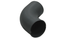 Колено стока Grand Line PU матовый 90 мм RAL 7024 мокрый асфальт