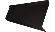 Планка примыкания в штробу 60 Grand Line 0,5 PurLite Matt RR 32 темно-коричневый (2м)