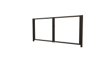 Ворота Жалюзи 1,68х4,0 RR 32 без заполнения