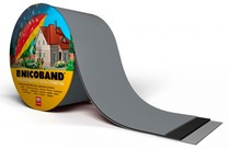 Лента герметизирующая Технониколь Nicoband самоклеящаяся 3мх7,5см темно-серая