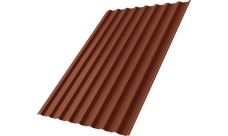 Профнастил С20B Grand Line 0,5 Сатин RAL 8004 терракота