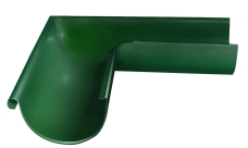 Угол желоба внешний Grand Line ПУ 90гр 125мм RAL 6005 зеленый мох