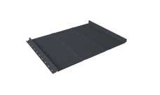 Кликфальц Line Grand Line 0,7 PE с пленкой на замках RAL 7024 мокрый асфальт