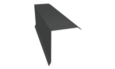 Планка торцевая 150х100 Grand Line 0,5 PurLite Matt RAL 7016 антрацитово-серый (2м)