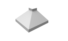 Угол отлива внешний 100 0,45 PE-Double с пленкой RAL 9003 сигнальный белый