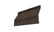 Ламель забора жалюзи Milan Slim 0,45 Print-double Elite Antique Wood