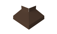 Угол отлива внешний 50 0,45 Drap TX с пленкой RAL 8017 шоколад