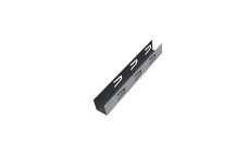 Крепежный вкладыш Б для забора жалюзи Texas с шириной ламели 125 0,5 Satin RAL 7024 мокрый асфальт (2м)