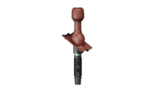 Комплект универсальный вентиляции Braas D125 для волновой черепицы Франкфуртская/Таунус, вишня