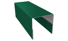 Планка П-образная заборная 20 0,45 Drap TR RAL 6005 зеленый мох (2м)