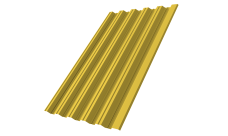 Профнастил НС35R 0,45 PE RAL 1018 цинково-желтый