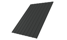 Профнастил С10B Grand Line 0,5 Satin Matt TX RAL 7016 антрацитово-серый