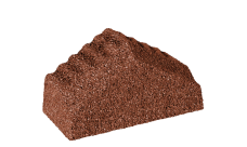 Конек торцевой треугольный Gerard (пластиковый), цвет 201