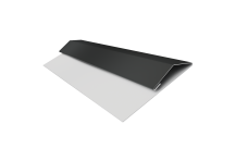 Планка стартово-финишная Экобрус Grand Line 0,5 PurLite Matt RAL 7016 антрацитово-серый (2м)