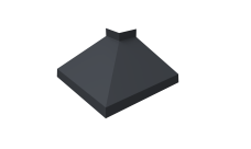 Угол отлива внешний 100 0,5 PurPro с пленкой RAL 7024 мокрый асфальт