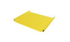 Кликфальц Pro Grand Line 0,45 PE с пленкой на замках RAL 1018 цинково-желтый