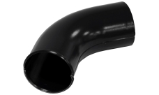 Колено стока 100мм матовый RAL 9005