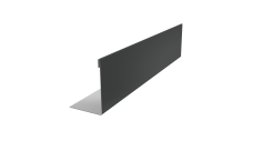 Нащельник 125 Texas 25х35 0,45 Drap TX RAL 7016 антрацитово-серый (L1,5)