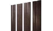 Штакетник Twin с прямым резом Grand Line 0,45 Print Premium Antique Wood TwinColor