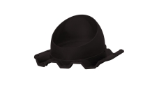 Элемент проходной Krovent Base-VT Prof 21 125/150 чёрный