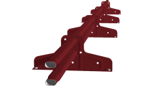 Снегозадержатель Стандарт Т4 d 40х20 RAL 3005 (3м)