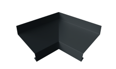 Угол отлива внутренний 70 0,45 PE-Double с пленкой RAL 7016 антрацитово-серый