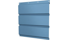 Софит металлический Классик v01 Grand Line без перфорации 0,45 Drap TX с пленкой RAL 5024 пастельно-синий