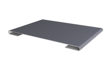 Планка стыковочная 0,45 Drap RAL 7004 сигнальный серый (2м)