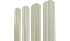 Штакетник Твин XL фигурный Grand Line 0,45 Принт Элит Молочное дерево TwinColor