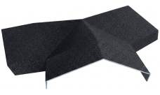 Конек Y-образный треугольный Gerard Eleganta 130 15-30 пластиковый черный