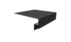 Планка околооконная сложная Экобрус Grand Line 200х50х25 0,45 Drap TX RAL 7016 антрацитово-серый (2м)