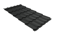 Профиль волновой "Квинта плюс" ("Kvinta plus") 0,45 PE RAL 7016 антрацитово-серый