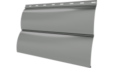 Блок-хаус новый Grand Line 0,5 Сатин с пленкой RAL 9006бело-алюминиевый