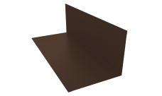 Планка примыкания 130х160мм 0,45 Drap ST lite RAL 8017 шоколад (2м)