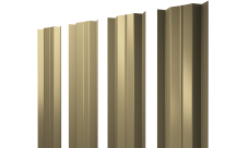 Штакетник М-образный B с прямым резом Grand Line 0,45 PE lite RAL 1014 слоновая кость