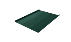 Фальц двойной стоячий Line Grand Line 0,5 Satin Matt TX с пленкой на замках RAL 6005 зеленый мох