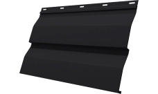 Корабельная доска Grand Line 0,45 ПЭ двухсторонний с пленкой RAL 9005 черный