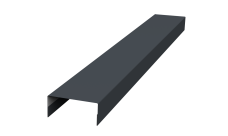 Крышка 45х20 жалюзи Texas 0,5 PurPro Matt 275 RAL 7024 мокрый асфальт (2м)