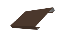 Ламель лицевая 150 забора жалюзи Texas Grand Line 0,45 PE RAL 8017 шоколад