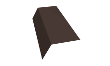 Планка карнизная 120х80 0,5 Satin с пленкой RR 32 темно-коричневый (2м)