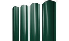 Штакетник Круглый фигурный Grand Line 0,45 ПЭ двухсторонний RAL 6005 зеленый мох