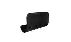 Ограничитель перелива Grand Line PU 125/90 RAL 9005 черный