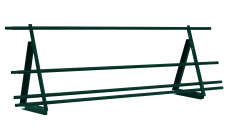 Ограждение кровельное со снегозадержателем Optima 0,65х2м RAL 6005