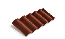 Лист композитной черепицы Metrotile Romana скарлет