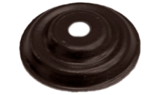 Накладка декор. кронштейна трубы на кирпич GL PU RR 32 темно-коричневый