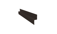 Отлив для сегментного кожуха на трубу 0,5 PurLite Matt RR 32 темно-коричневый (2м)